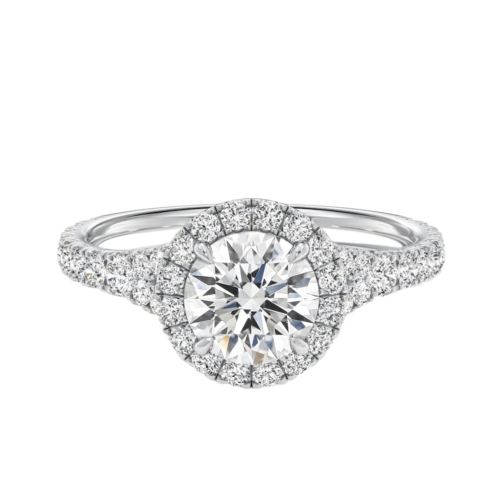 MIKOSA Eterna Round Cut Engagement Ring Setting