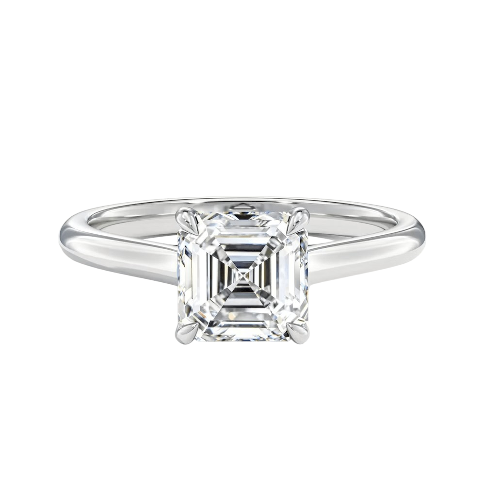 MIKOSA Bellezza Asscher Cut Engagement Ring Setting