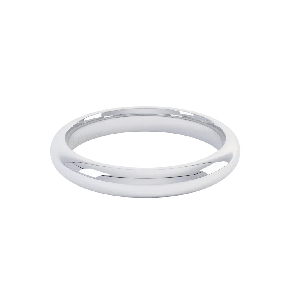 MIKOSA True 3mm Classic Wedding Band