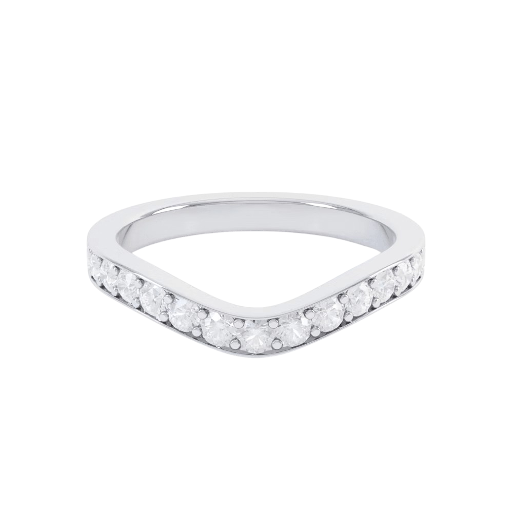 MIKOSA Devotion Pave 2.5mm Wedding Band