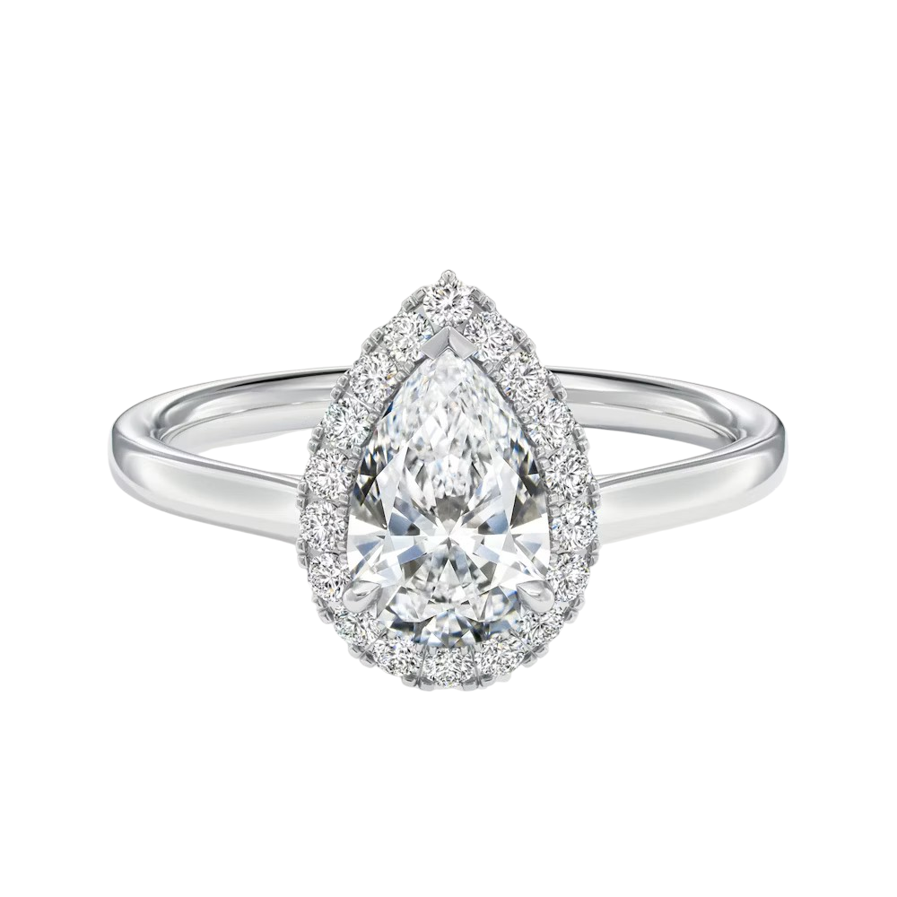 MIKOSA Mia Pear Cut Engagement Ring Setting