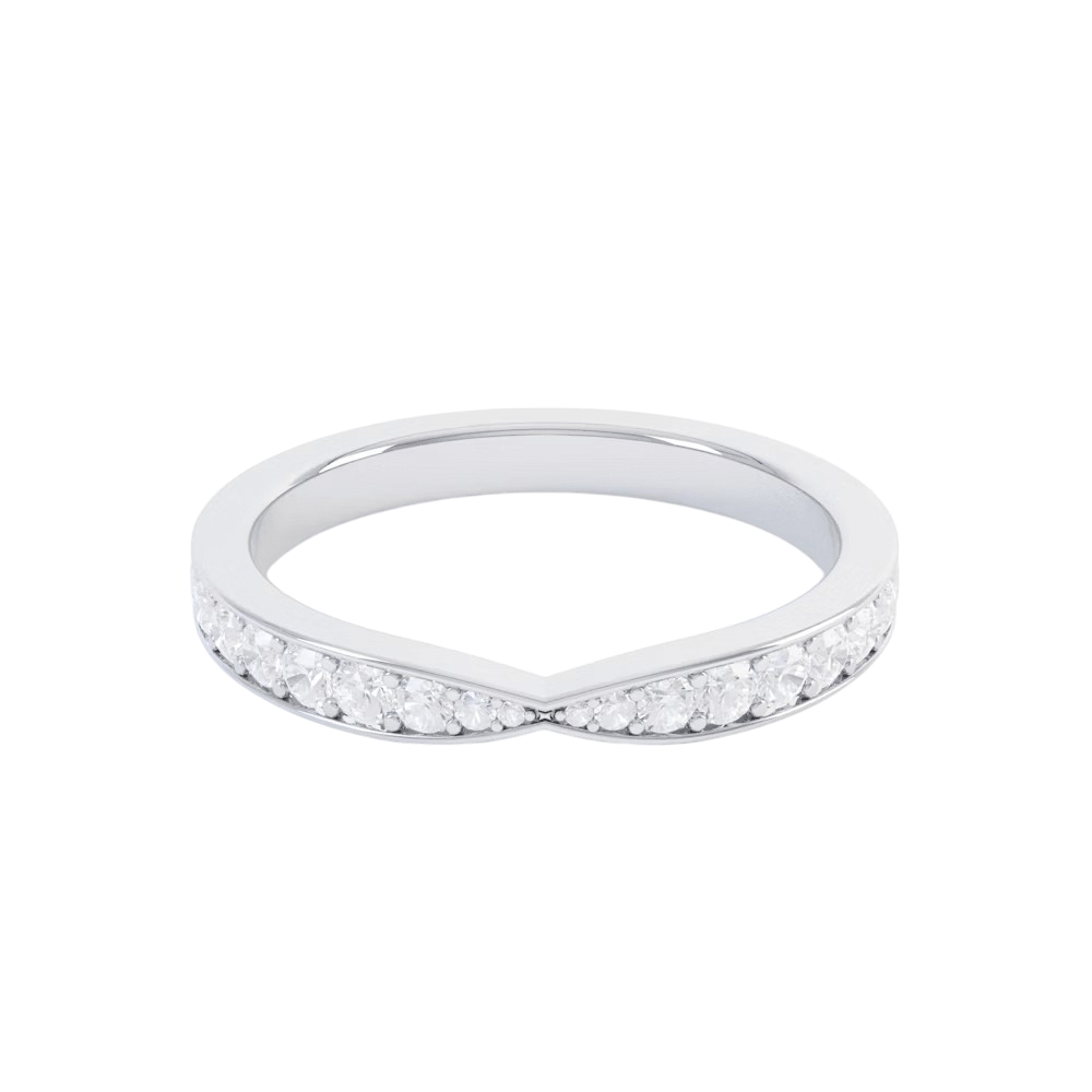 MIKOSA Affinity Pavé 2.5mm Wedding Band