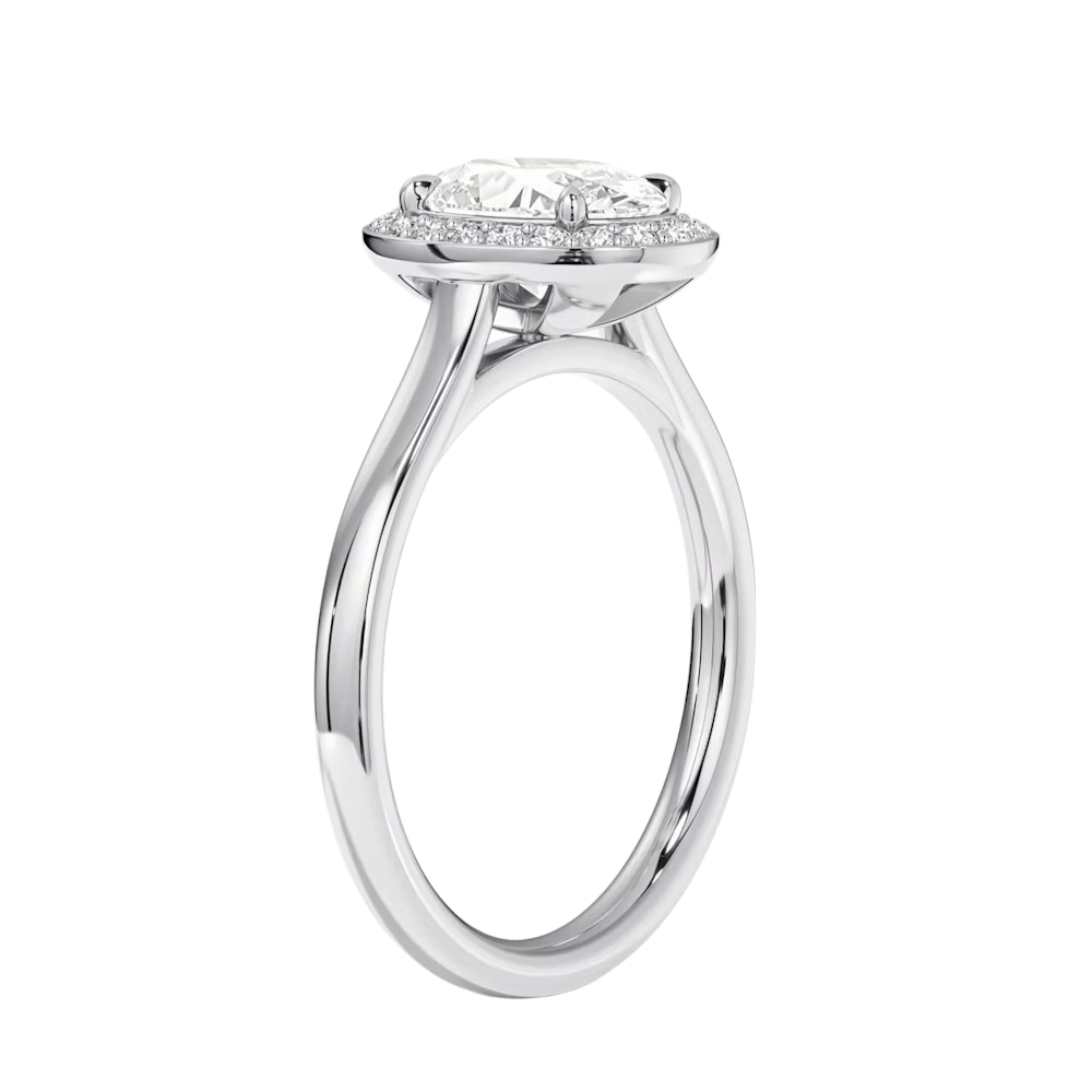 MIKOSA Aurelia Oval Cut Basket Engagement Ring Setting