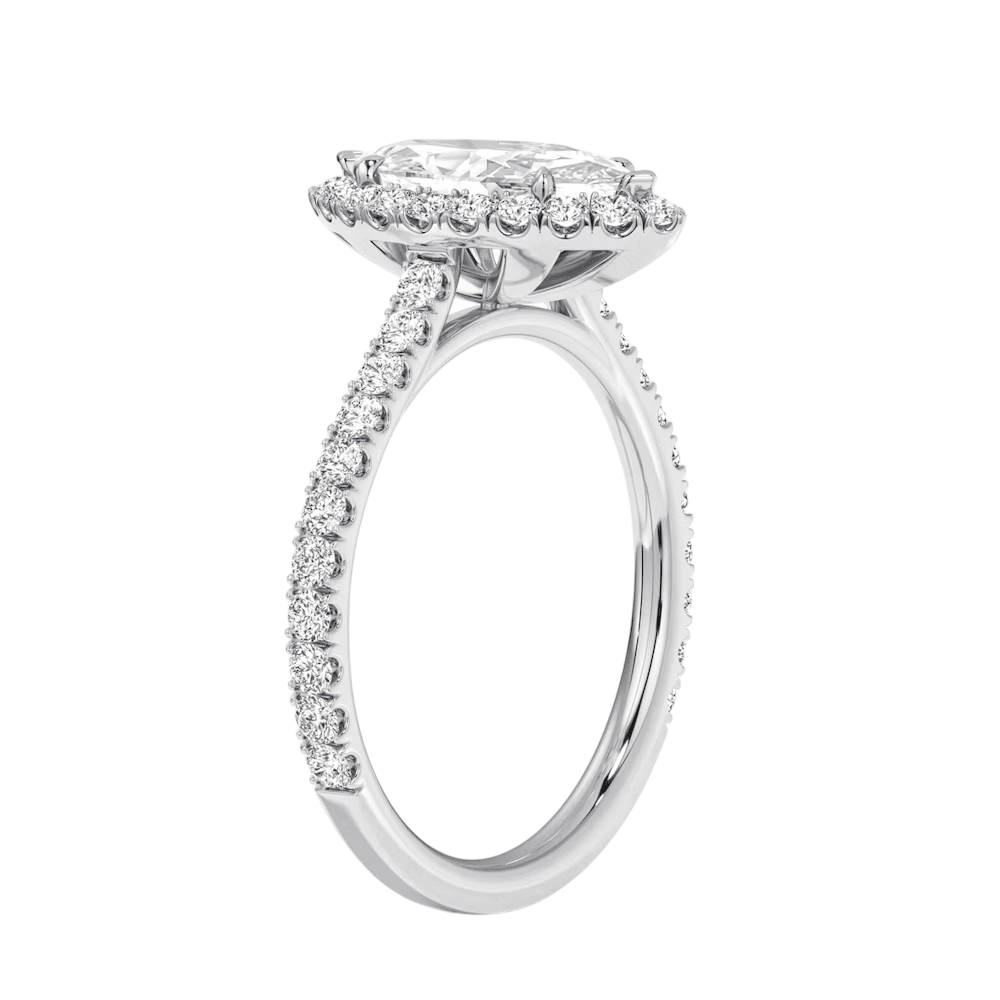 MIKOSA Valeria Marquise Cut Halo Engagement Ring Setting