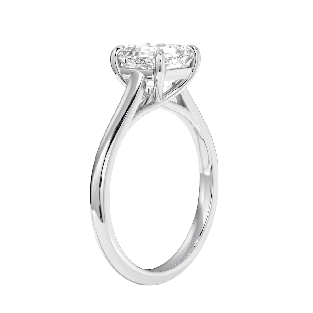 MIKOSA Bellezza Asscher Cut Engagement Ring Setting