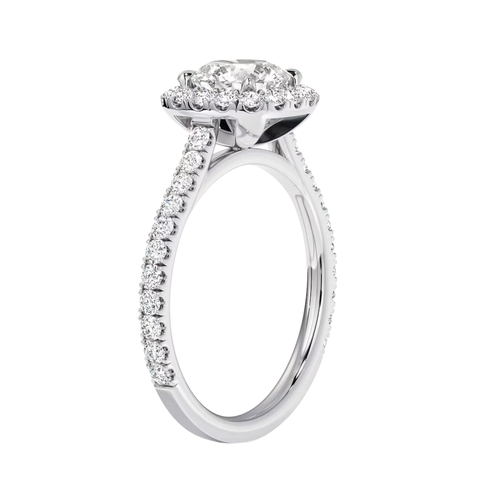 MIKOSA Bella Cushion Cut Engagement Ring Setting