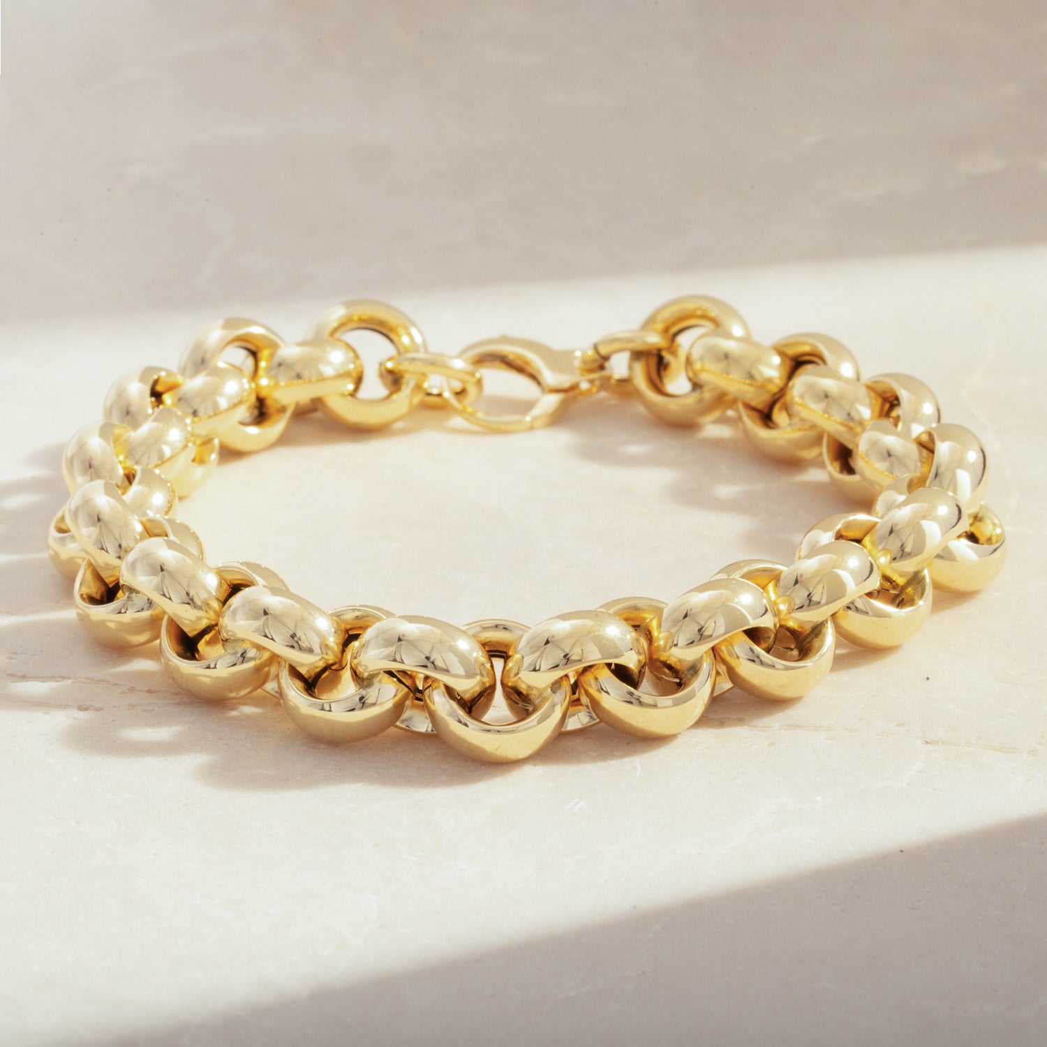Large Catana 18K Gold Bracelet