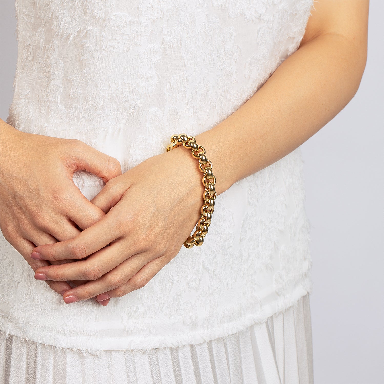 Large Catana 18K Gold Bracelet