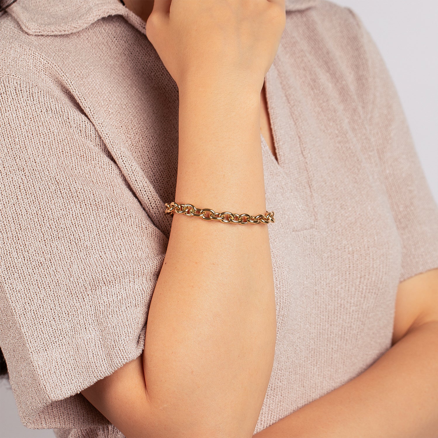Small Catana 18K Gold Bracelet