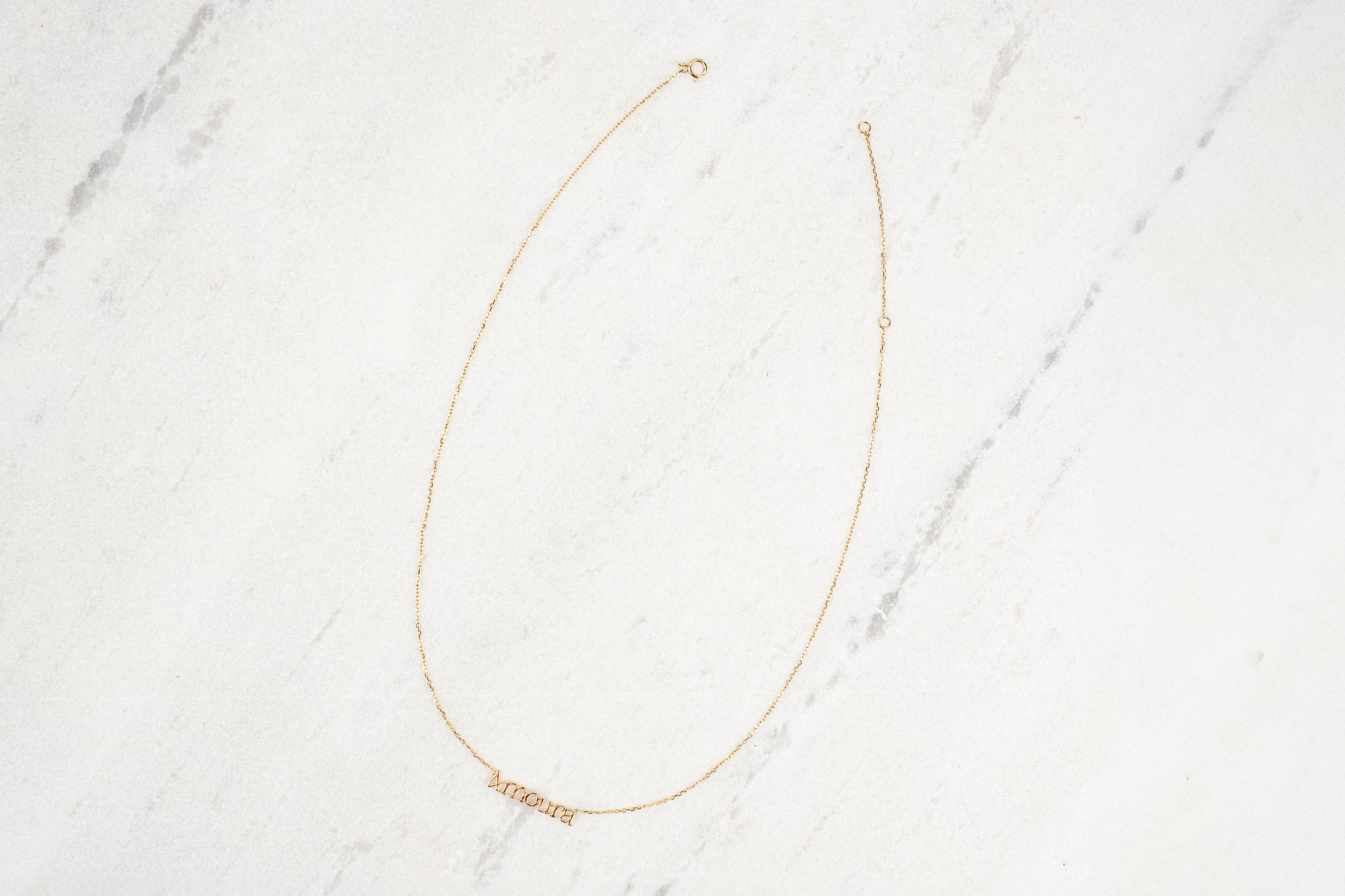 Nameplate Necklace